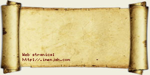 Kaća Balzamović vizit kartica